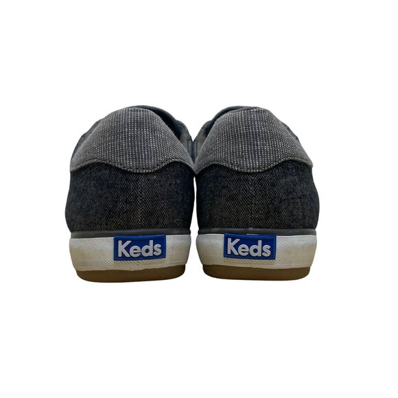 Keds Women’s Gray Canvas Everyday Wear Lace Up Casual Sneakers Size 8.5 - Picture 7 of 8